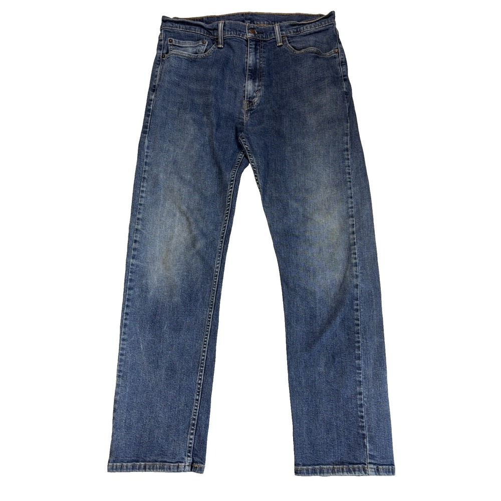 Levi's 505 Men's 36X32 Straight Leg Classic Blue Jeans Streetwear Urban Chore